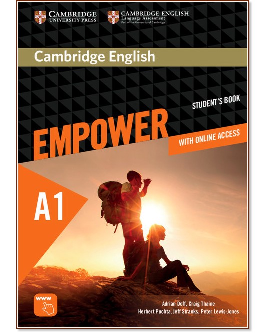 Empower - Starter (A1): Учебник по английски език + онлайн тетрадка и допълнителни материали - Adrian Doff, Craig Thaine, Herbert Puchta, Jeff Stranks, Peter Lewis-Jones - учебник