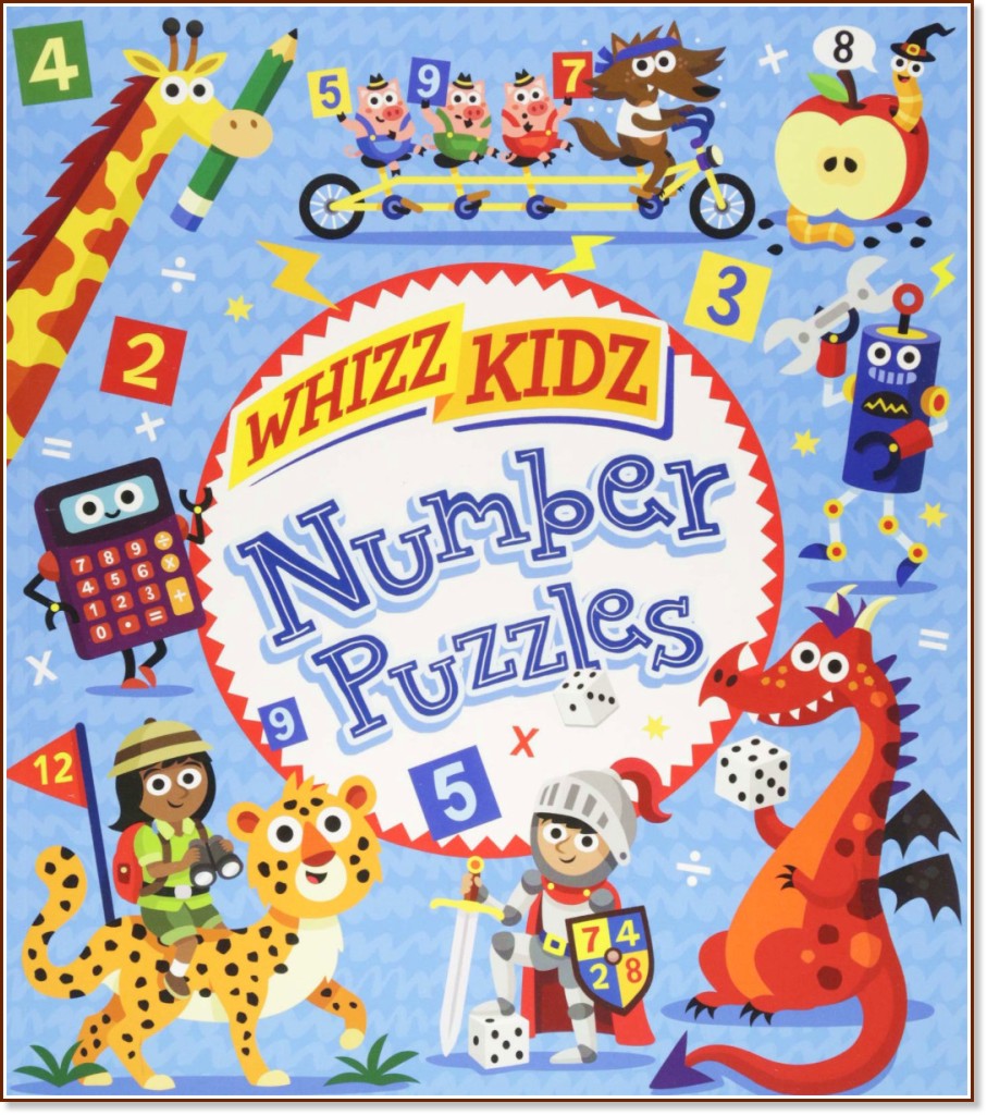 Whizz Kidz: Number Puzzles - William Potter - детска книга