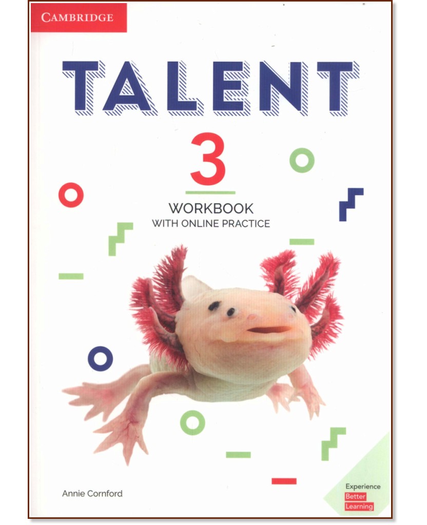 Talent - Ниво 3: Учебна тетрадка с онлайн упражнения : Учебна система по английски език - Annie Cornford - учебна тетрадка