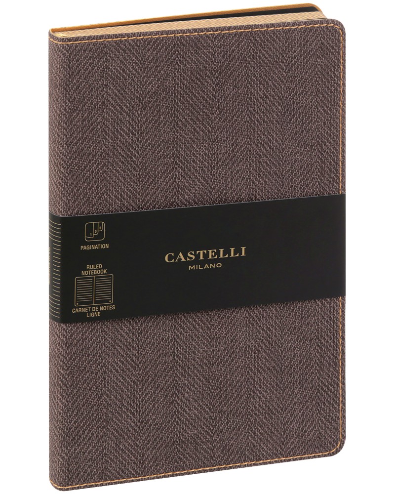     Castelli Tobacco Brown - 13 x 21 cm   Harris - 