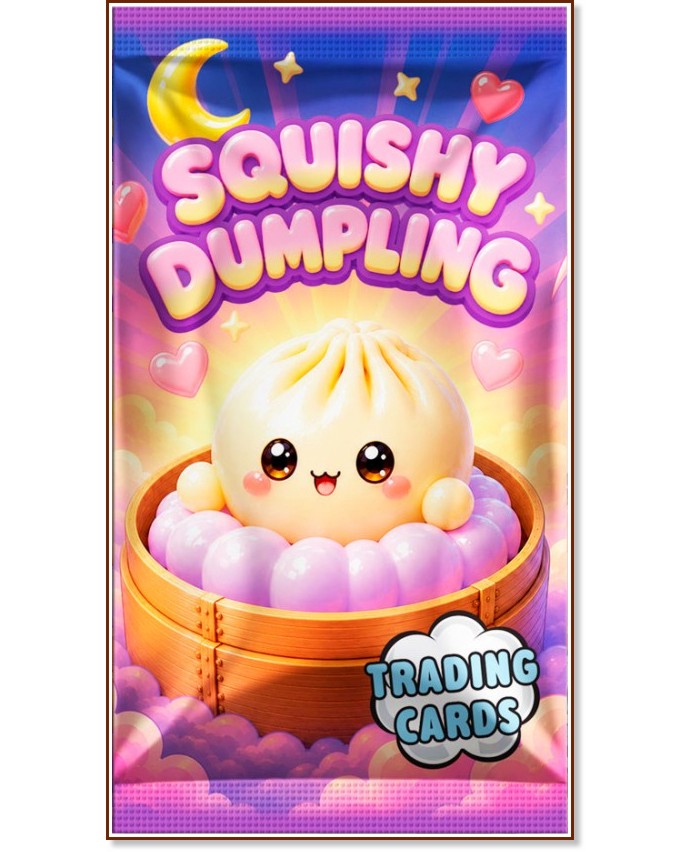 Squishy Dumpling Trading Cards - бустер карти Squishy Dumpling Trading Cards - бустер карти - продукт