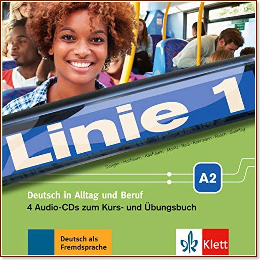 Linie - ниво 1 (A2): 4 CD с аудиоматериали по немски език - Stefanie Dengler, Ludwig Hoffmann, Susan Kaufmann, Ulrike Moritz, Margret Rodi, L. Rohrmann, P. Rusch, R. Sonntag - продукт