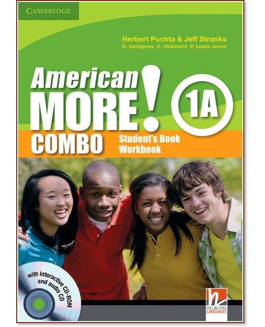 American More! - ниво 1 (A1): Учебник и учебна тетрадка - Combo А + CD / CD-ROM - Herbert Puchta, Jeff Stranks, Gunter Gerngross, Christian Holzmann, Peter Lewis-Jones - продукт