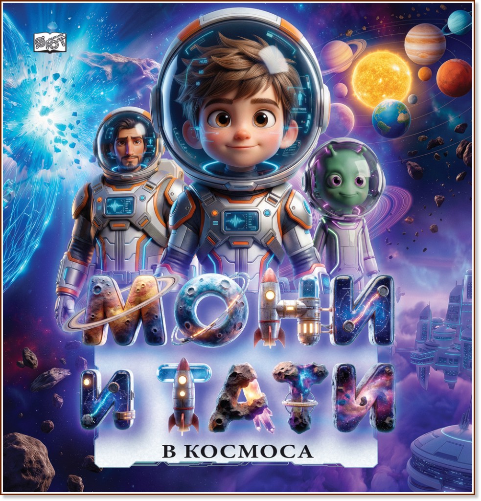 Мони и Тати в космоса Мони и Тати в космоса - Мартин Симеонов - детска книга