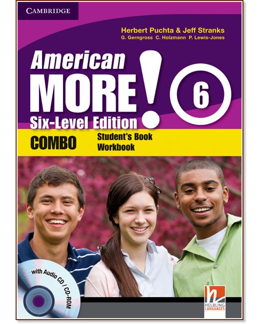 American More! - ниво 6 (B1): Учебник и учебна тетрадка - Combo + CD / CD-ROM - Herbert Puchta, Jeff Stranks, Gunter Gerngross, Christian Holzmann, Peter Lewis-Jones - продукт