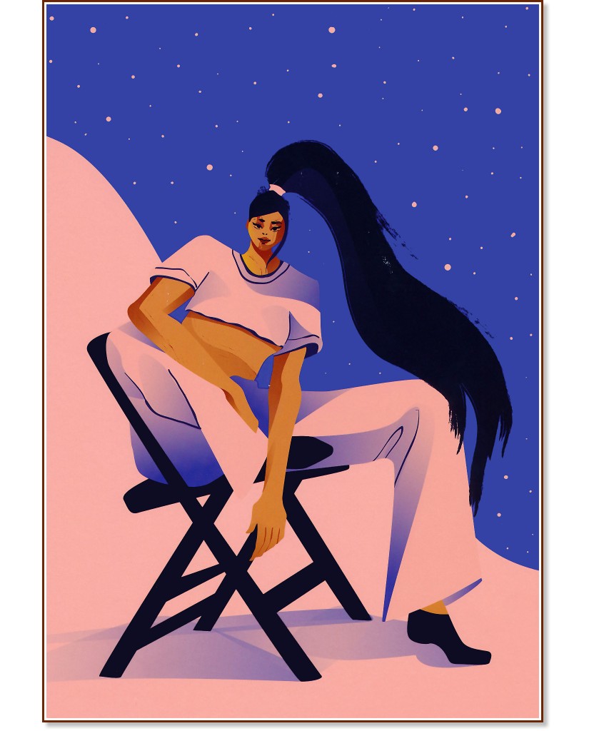 �������� � ������ ������ � ������ ������ Girl and Planets - ������ A4 48, 60, 96 ��� 120 ����� - ��������