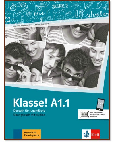 Klasse! - ниво А1.1: Учебна тетрадка по немски език - Sarah Fleer, Ute Koithan - учебна тетрадка