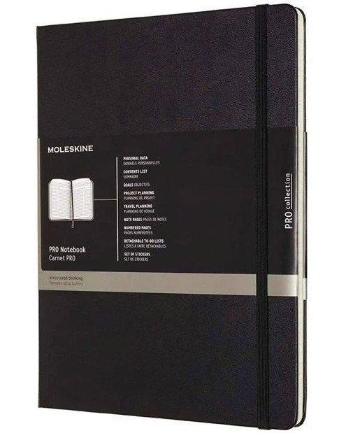  Moleskine Pro Collection X-Large - 19 x 25 cm - 