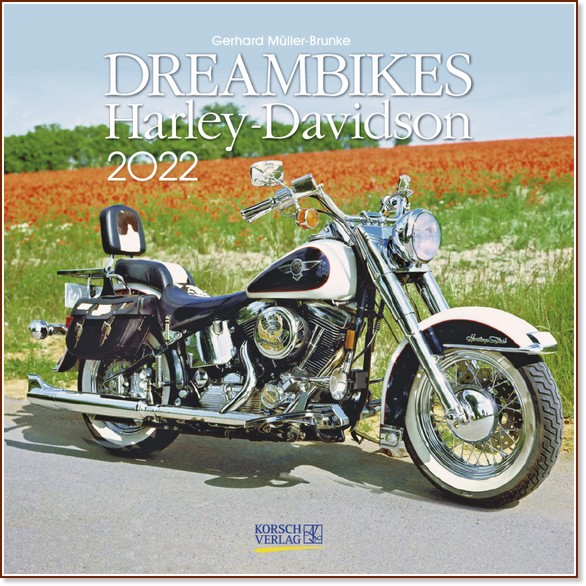 Стенен календар - Dreambikes: Harley-Davidson 2022 - календар