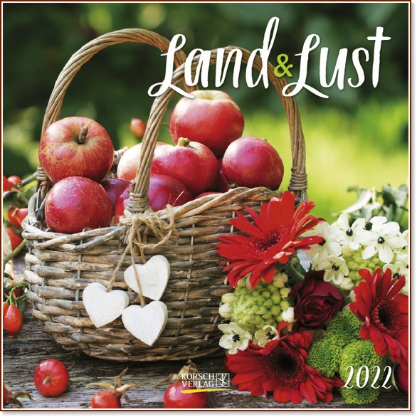 Стенен календар - Land & Lust 2022 - календар