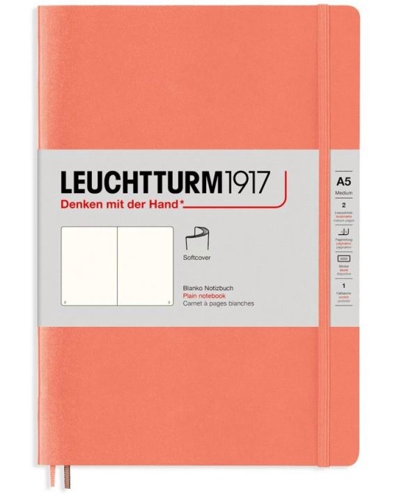 Тефтер Leuchtturm1917 Medium - Формат A5 с бели листове - продукт