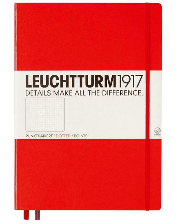 Тефтер Leuchtturm1917 Master Classic - Формат A4+ със страници на точки - продукт