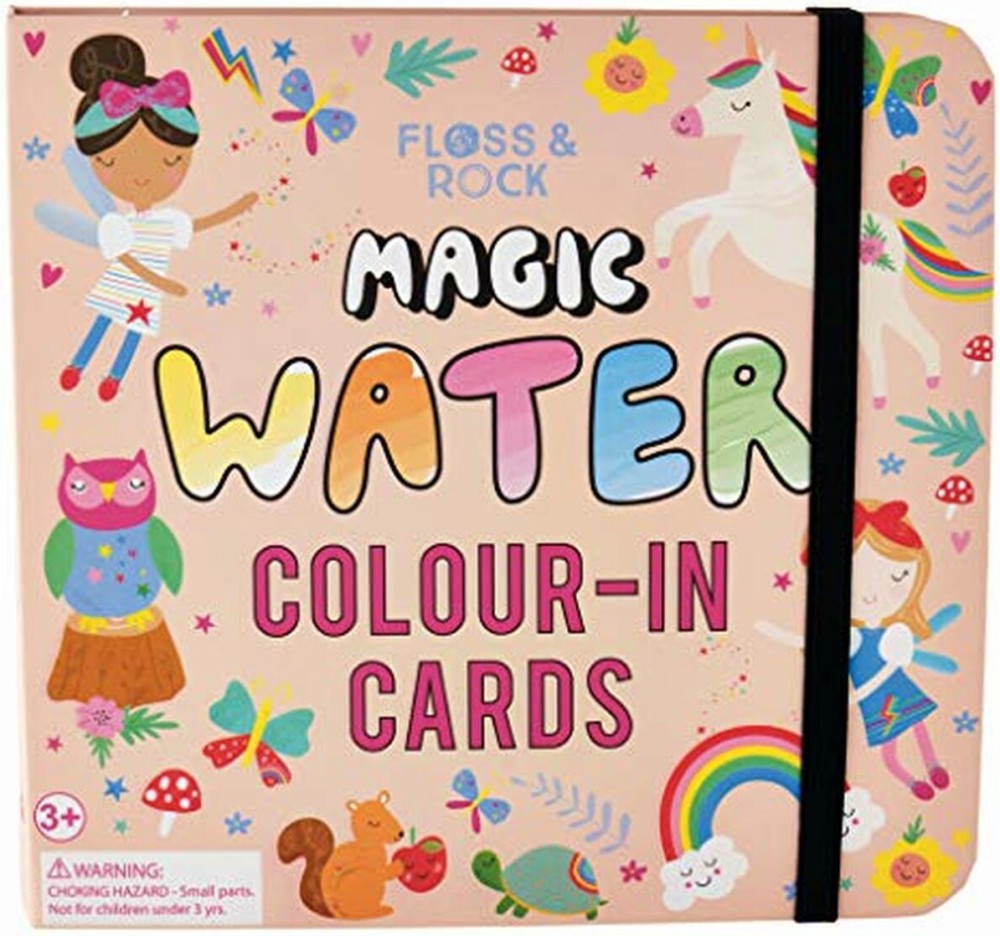 Книжка за оцветяване с вода - Фея на дъгата - детска книга