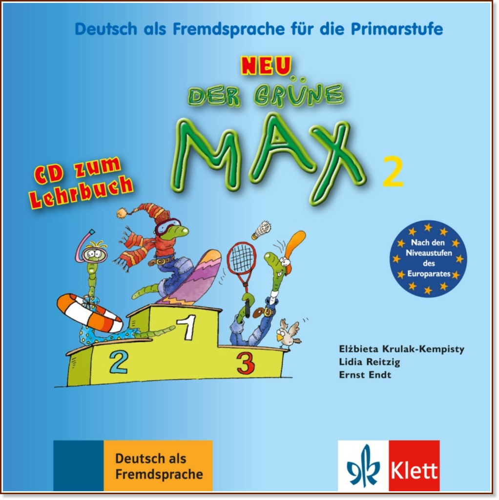 Der Grune Max Neu -  2 (A1+): CD    - Elzbieta Krulak-Kempisty, Lidia Reitzig, Ernst Endt - 