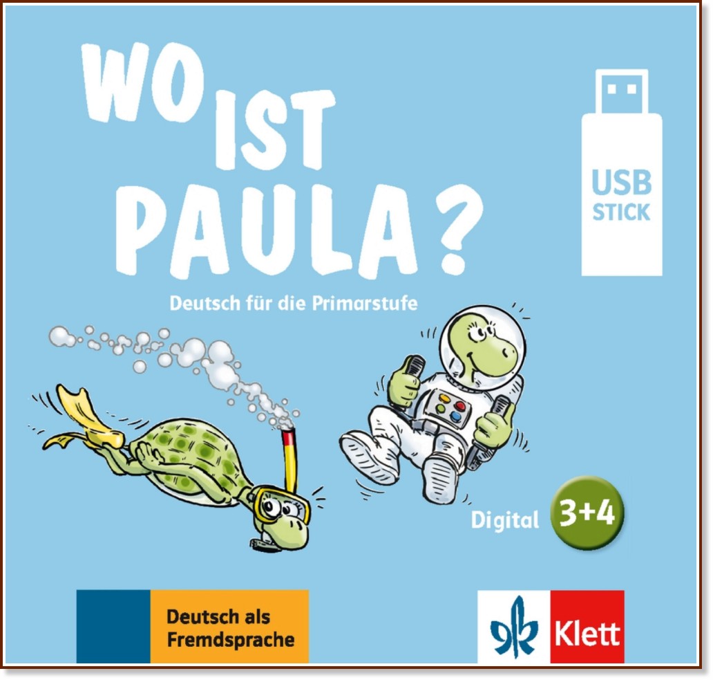 Wo ist Paula? - ниво 3 и 4: USB дигитален пакет за учителя - продукт