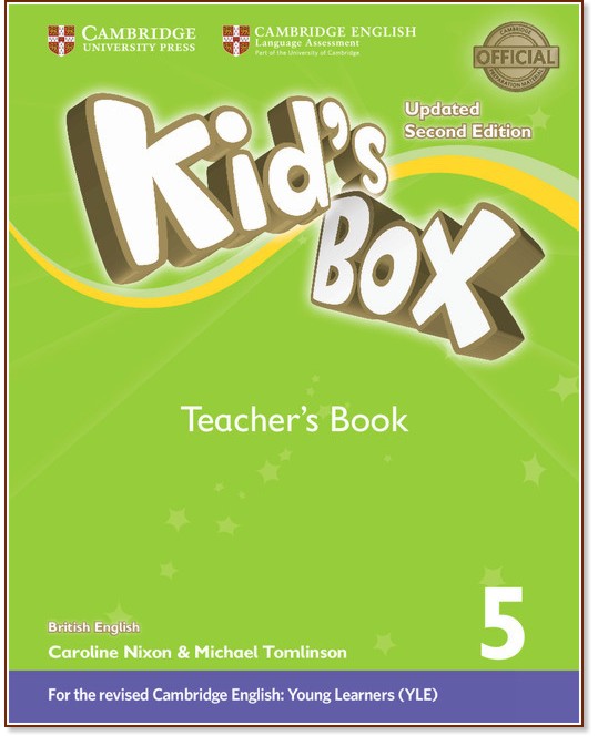 Kid's Box - ниво 5: Книга за учителя по английски език : Updated Second Edition - Caroline Nixon, Michael Tomlinson - книга за учителя