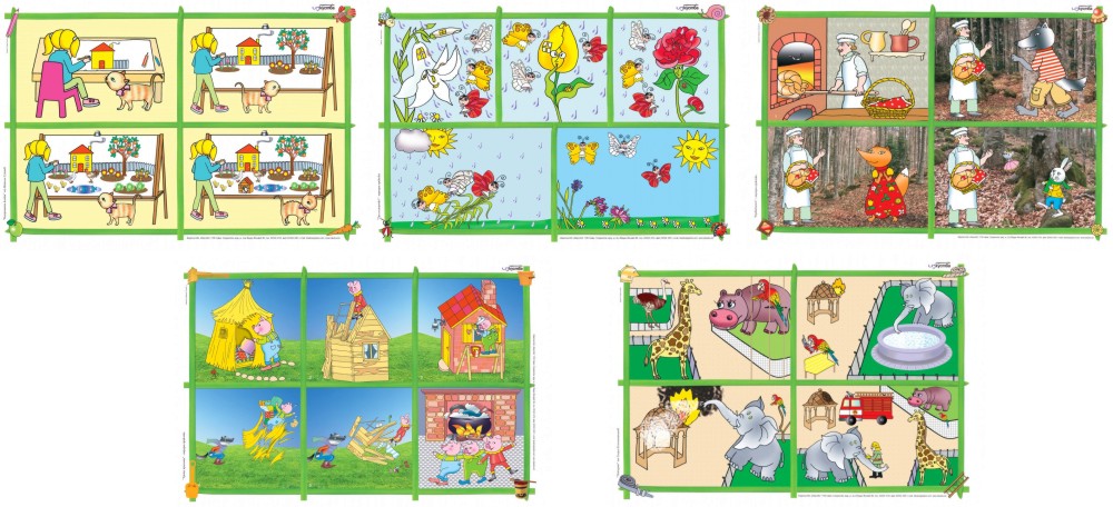 Комплект табла за 2. група на детската градина - табло