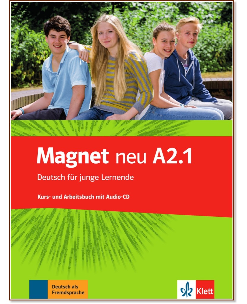Magnet neu - ниво A2.1: Учебник и учебна тетрадка по немски език - Giorgio Motta, Silvia Dahmen, Ursula Esterl, Elke Korner, Victoria Simons - продукт