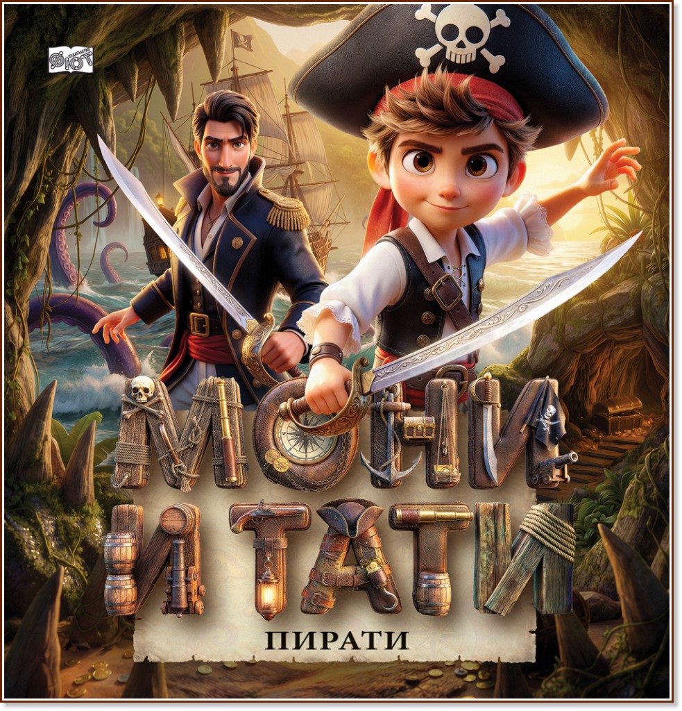 Мони и Тати пирати Мони и Тати пирати - Мартин Симеонов - детска книга