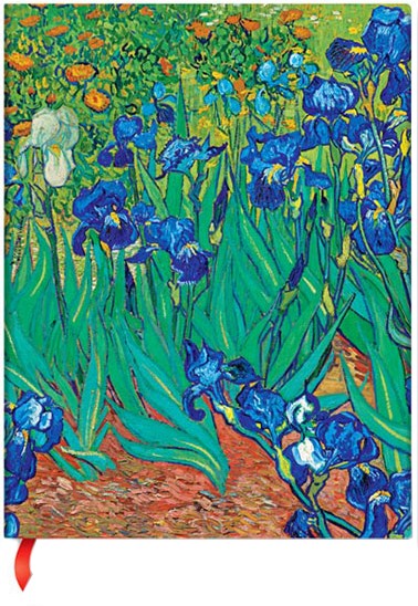  Paperblanks Van Goghs Irises - 18 x 23 cm   Van Goghs Irises - 