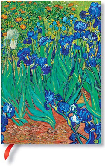  Paperblanks Van Goghs Irises - 13 x 18 cm   Van Goghs Irises - 