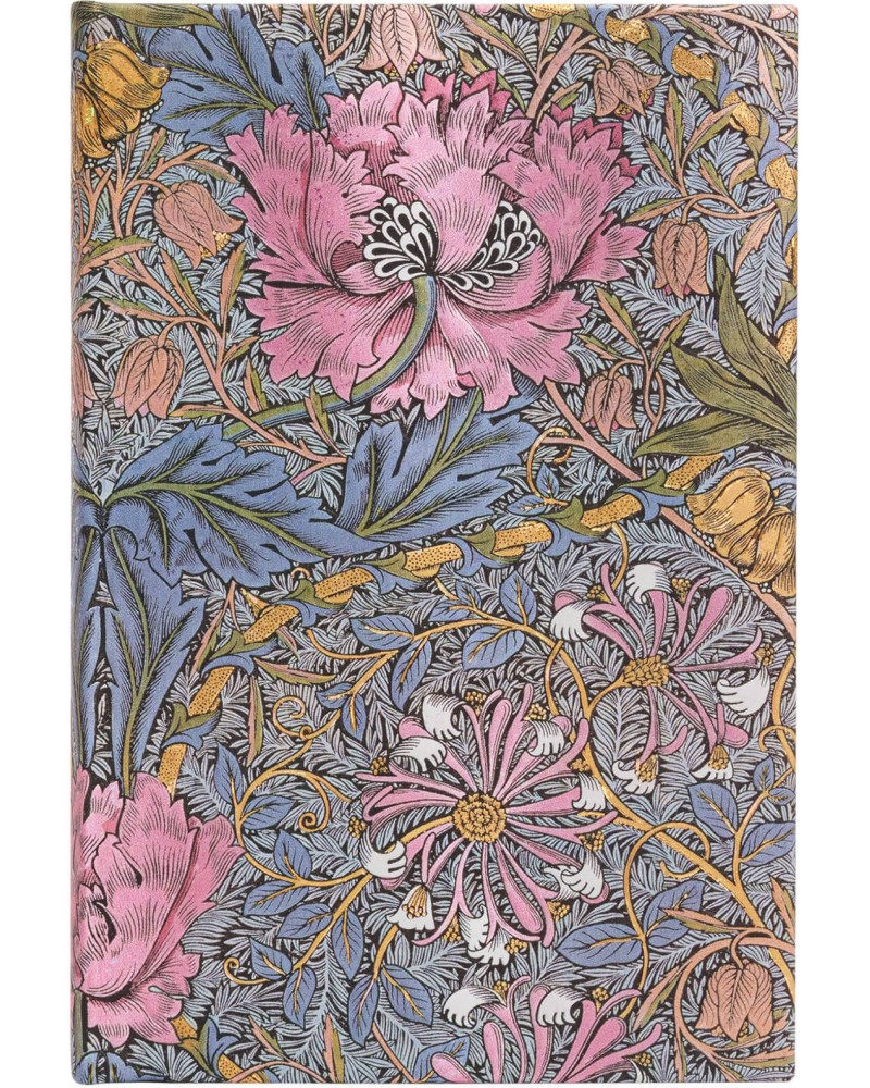   Paperblanks Pink Honeysuckle - 9.5 x 14 cm   William Morris - 