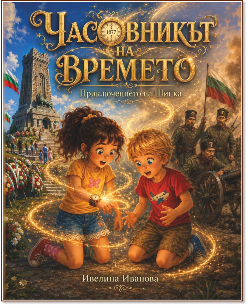 Часовникът на времето: Приключението на Шипка Часовникът на времето: Приключението на Шипка - Ивелина Иванова - детска книга