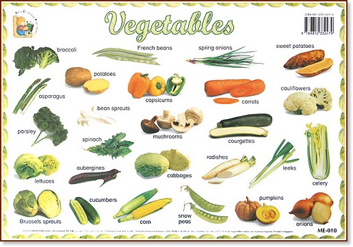 Vegetables:      - 
