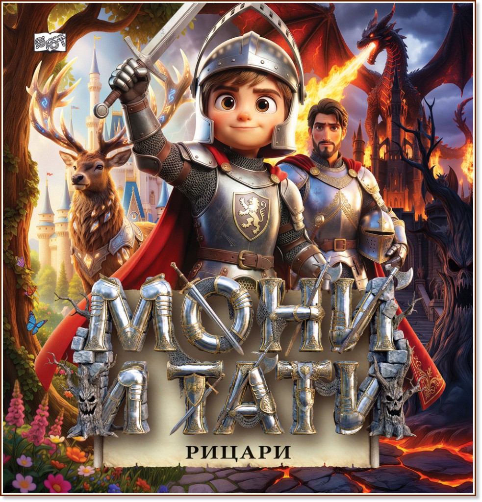 Мони и Тати рицари Мони и Тати рицари - Мартин Симеонов - детска книга