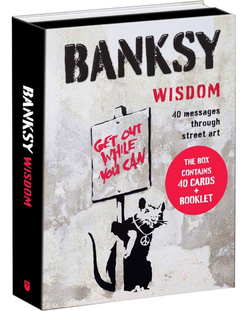 Banksy Wisdom: 40 Messages Through Street Art Banksy Wisdom: 40 Messages Through Street Art - Giulia Manzi, Sabina De Gregori - карти
