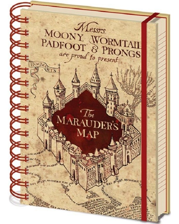     - The Marauders Map :  A5    - 80  - 