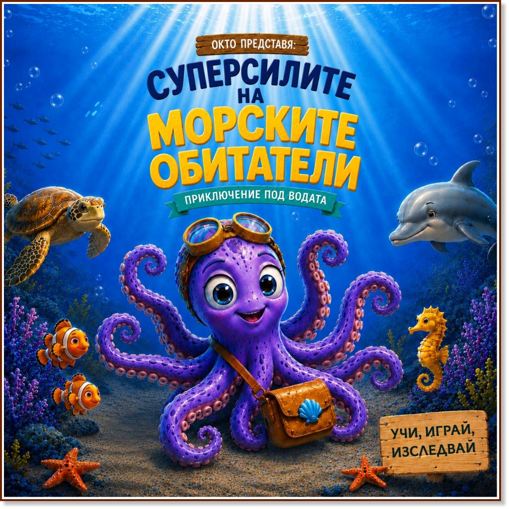 Суперсилите на морските обитатели Суперсилите на морските обитатели - Ваня Иванова - детска книга