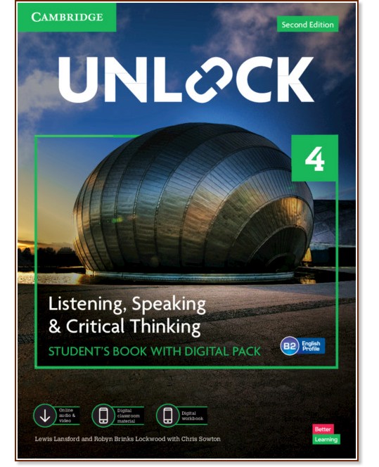 Unlock -  4 (B2):     : Second Edition - Lewis Lansford, Robyn Brinks Lockwood, Chris Sowton, Jessica Williams, Christina Cavage - 