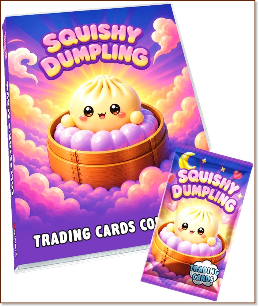 Squishy Dumpling Trading Cards Starter Album - Албум за карти Squishy Dumpling Trading Cards Starter Album - Албум за карти - продукт