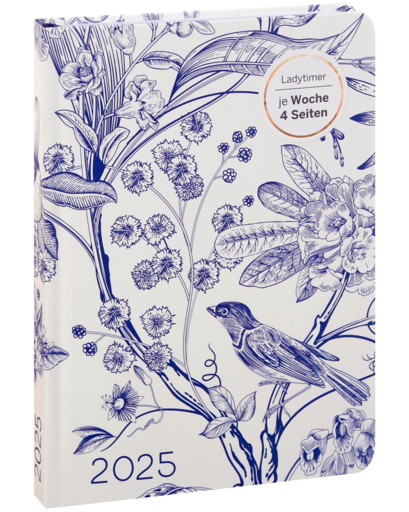 ��������-�������� Blue Garden 2025 - 11 x 15.3 cm �� ������� Lady Timer - ������