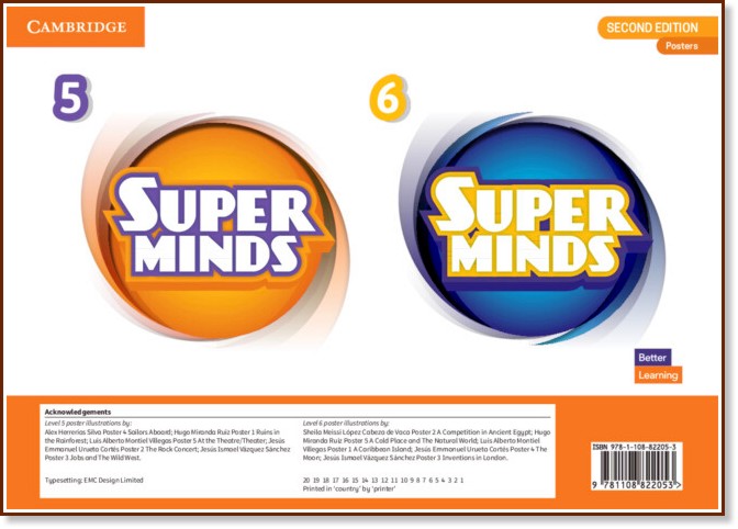 Super Minds -  5  6:     : Second Edition - Carmen Zavala Iturbe, Herbert Puchta, Peter Lewis-Jones, Gunter Gerngross - 