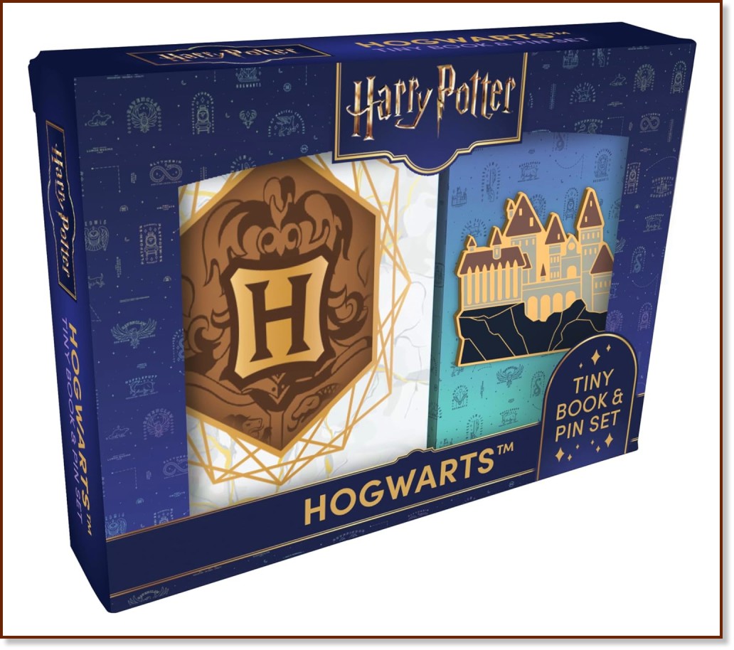 Harry Potter: Hogwarts Tiny Book and Pin Set - 