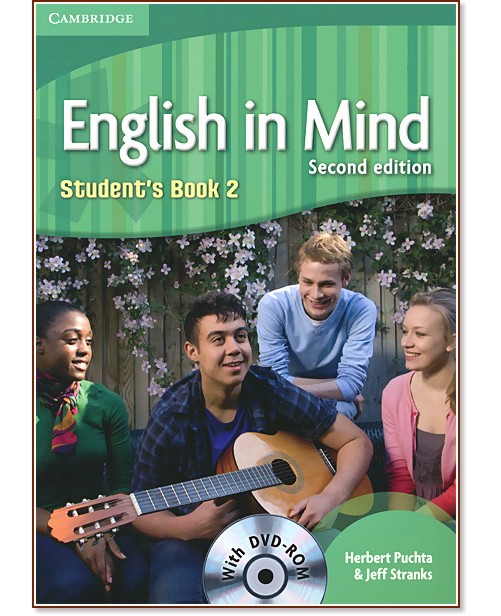 English in Mind - Second Edition: Учебна система по английски език : Ниво 2 (A2 - B1): Учебник + DVD-ROM - Herbert Puchta, Jeff Stranks - учебник