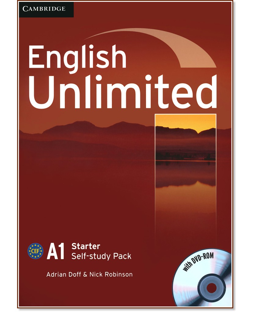 English Unlimited - Starter (A1): Учебна тетрадка по английски език + DVD-ROM - Adrian Doff, Nick Robinson - учебна тетрадка