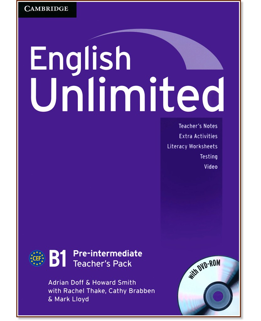 English Unlimited - Pre-intermediate (B1):       + DVD-ROM - Adrian Doff, Howard Smith -   