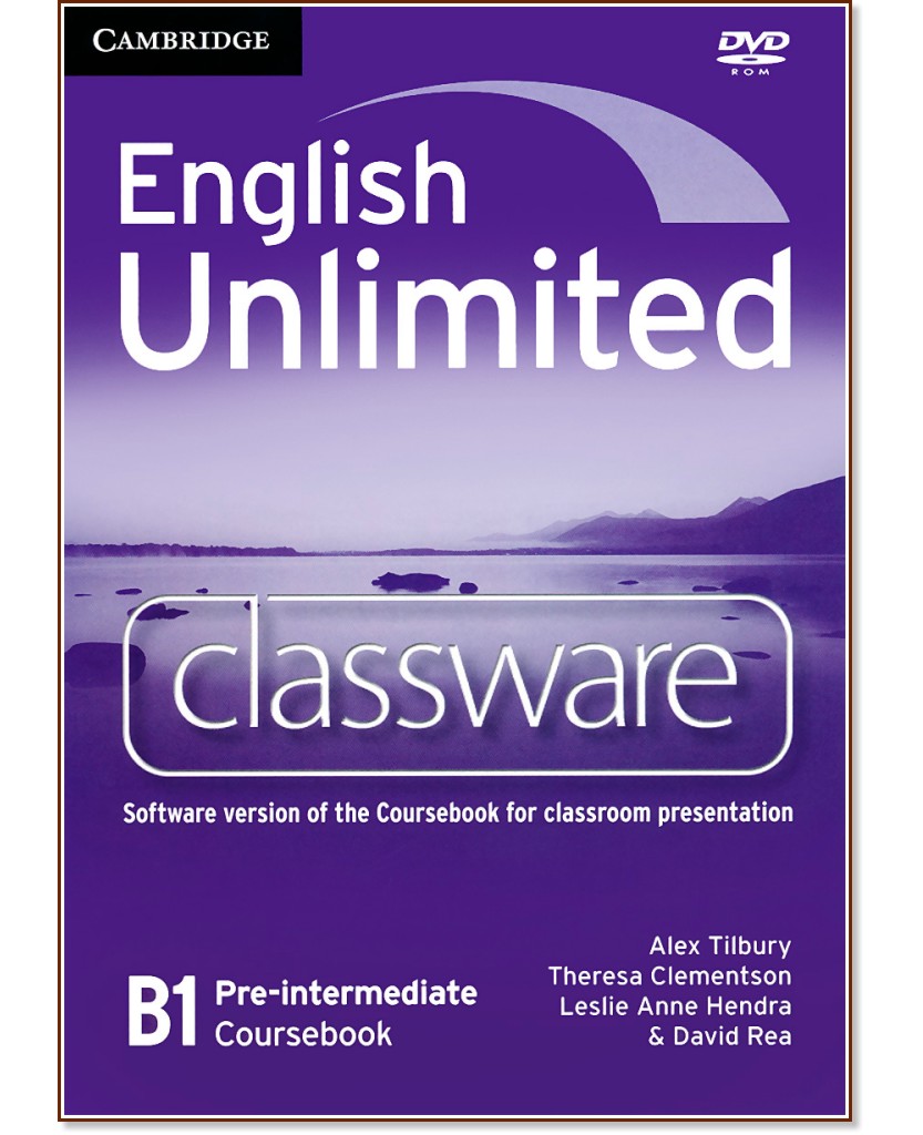 English Unlimited - Pre-intermediate (B1): DVD-ROM по английски език с интерактивна версия на учебника - Alex Tilbury, Theresa Clementson, Leslie Anne Hendra, David Rea - продукт
