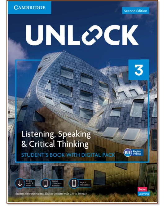 Unlock -  3 (B1):     : Second Edition - Sabina Ostrowska, Nancy Jordan, Chris Sowton, Jennifer Farmer, Janet Gokay - 