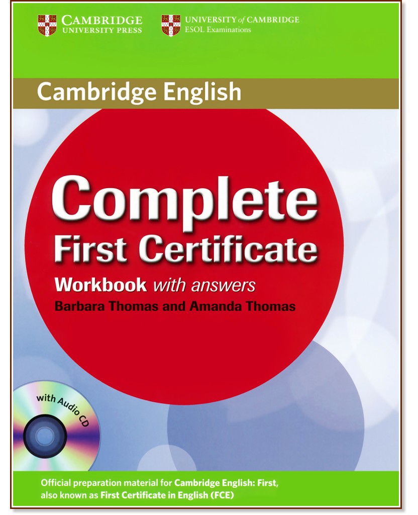 Complete First Certificate:      - First Edition :  B2:   + CD       - Guy Brook-Hart -  