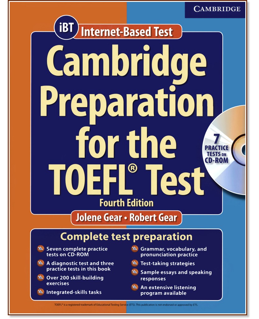 Cambridge Preparation for the TOEFL Test Fourth Edition: Book + CD-ROM - Jolene Gear, Robert Gear - �����