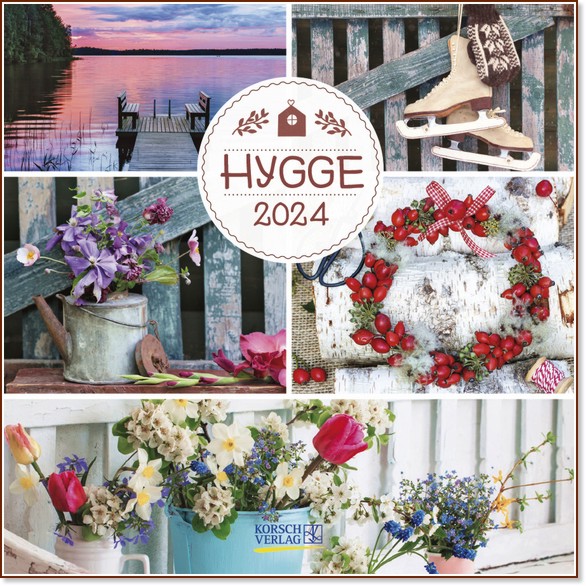 Стенен календар - Hygge 2024 Стенен календар - Hygge 2024 - календар