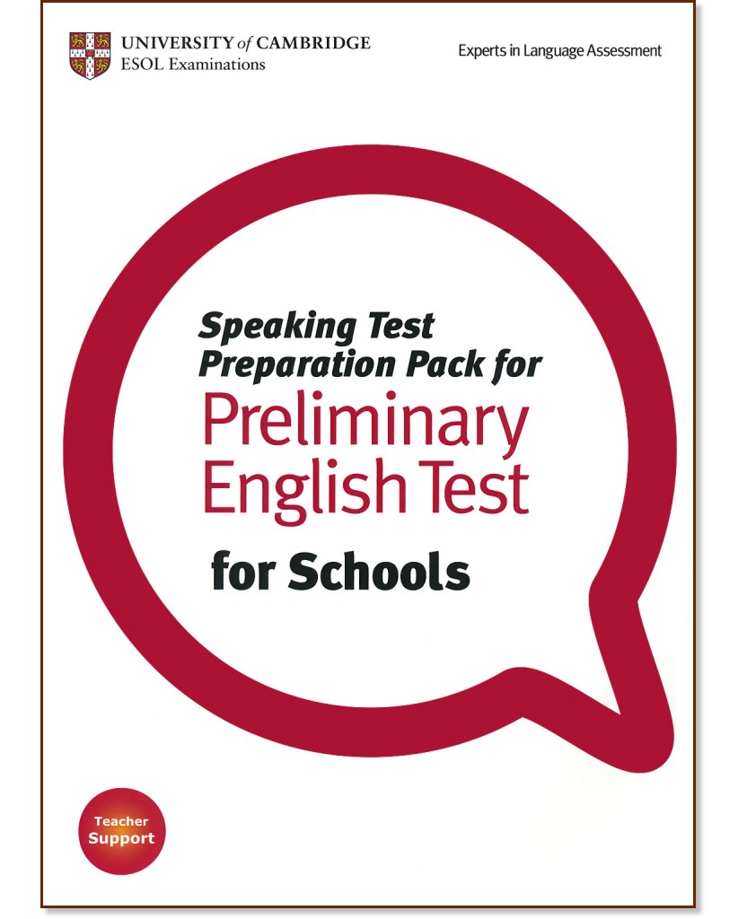 Speaking Test Preparation Pack for Preliminary English Test for Schools + DVD :  B1:    - 