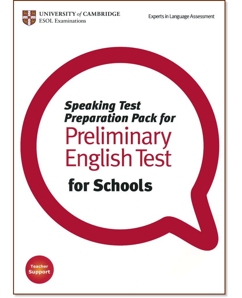 Speaking Test Preparation Pack for Preliminary English Test for Schools + DVD : ���� B1: ����������� �� ������� - �����
