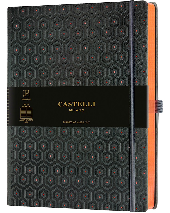     Castelli Honeycomb Copper - 19 x 25 cm   Copper and Gold - 