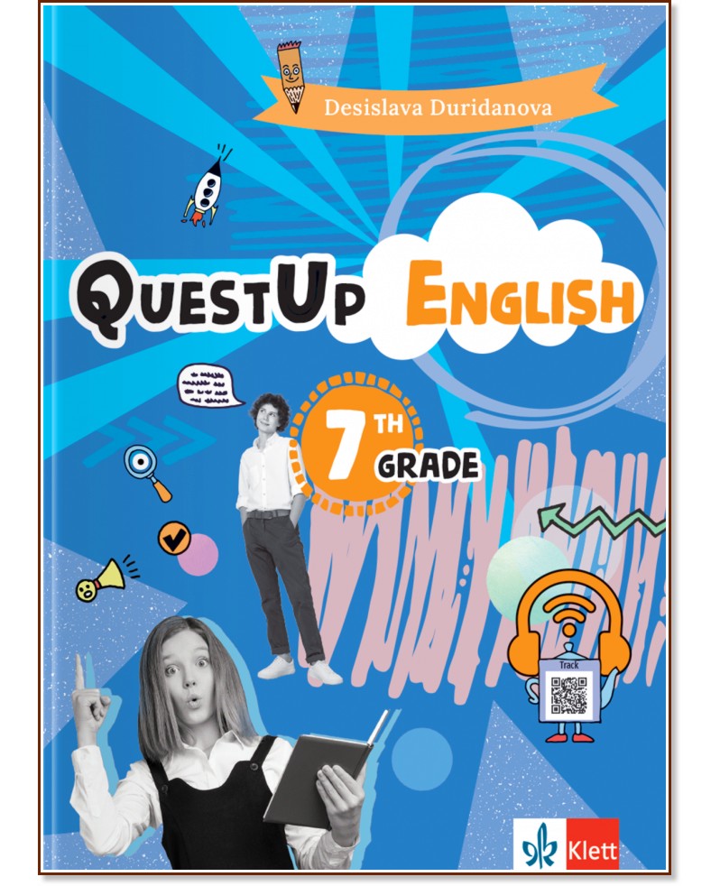 QuestUp English - ниво A1 - A2: Учебно помагало по английски език за 7. клас QuestUp English - ниво A1 - A2: Учебно помагало по английски език за 7. клас - Desislava Duridanova - помагало