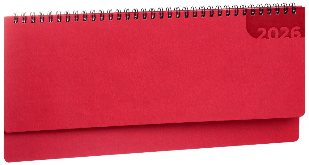 Настолен календар-бележник Flex 2026 Настолен календар-бележник Flex 2026 - 30.2 x 14 cm, с редове - продукт